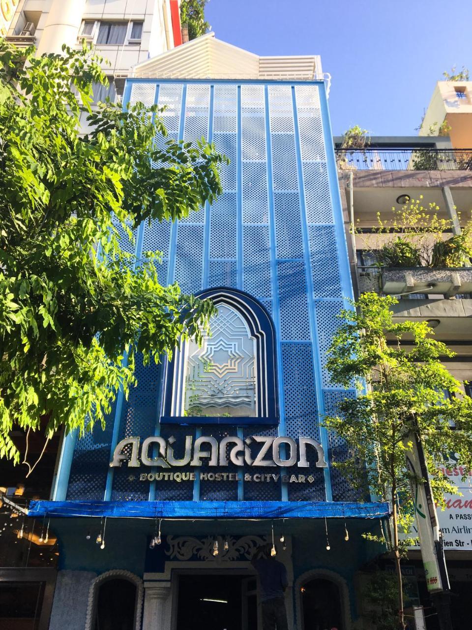 Aquarizon Boutique Hostel & City Bar Ho Chi Minh-staden Exteriör bild